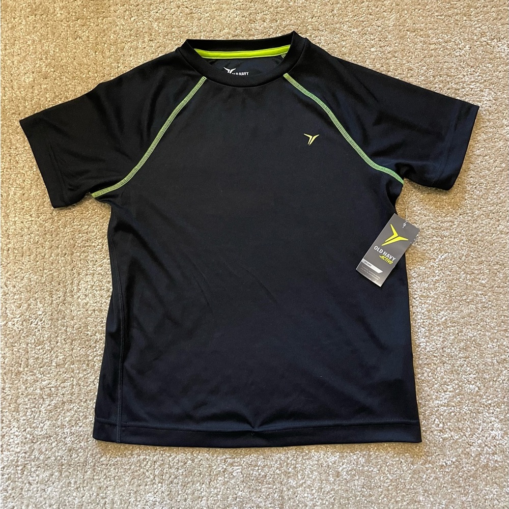 Old Navy Active Black Size (6-7) SS Shirt